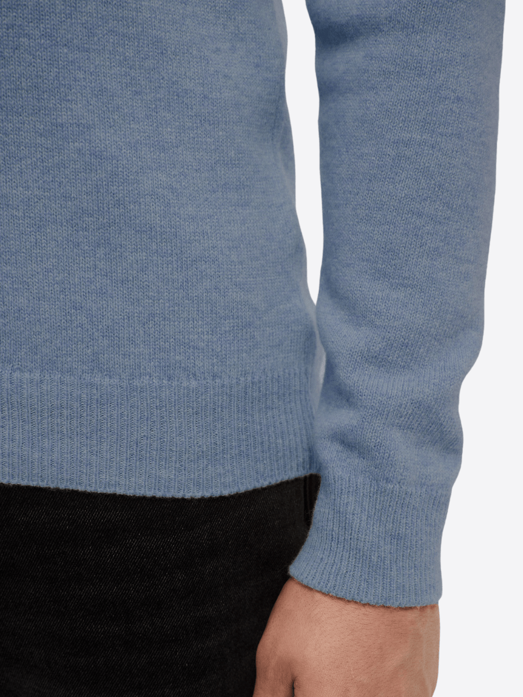 BILLIONAIRE Half Zip Blue sveter Veľkosť: XXL – Obrázok 4