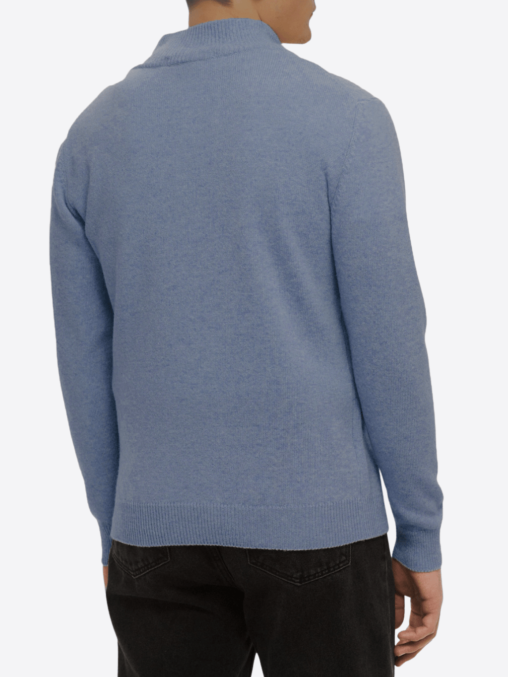 BILLIONAIRE Half Zip Blue sveter Veľkosť: L