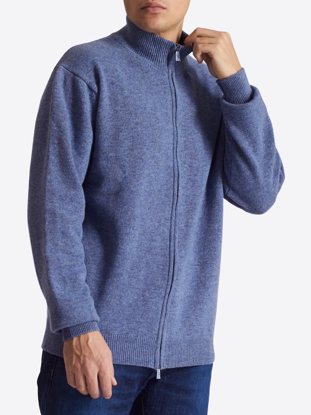 BILLIONAIRE Logo Blue sveter Veľkosť: 3XL