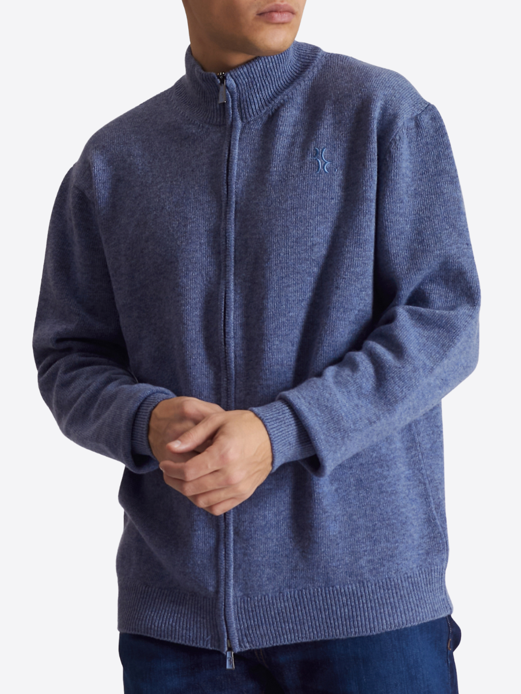 BILLIONAIRE Logo Blue sveter L