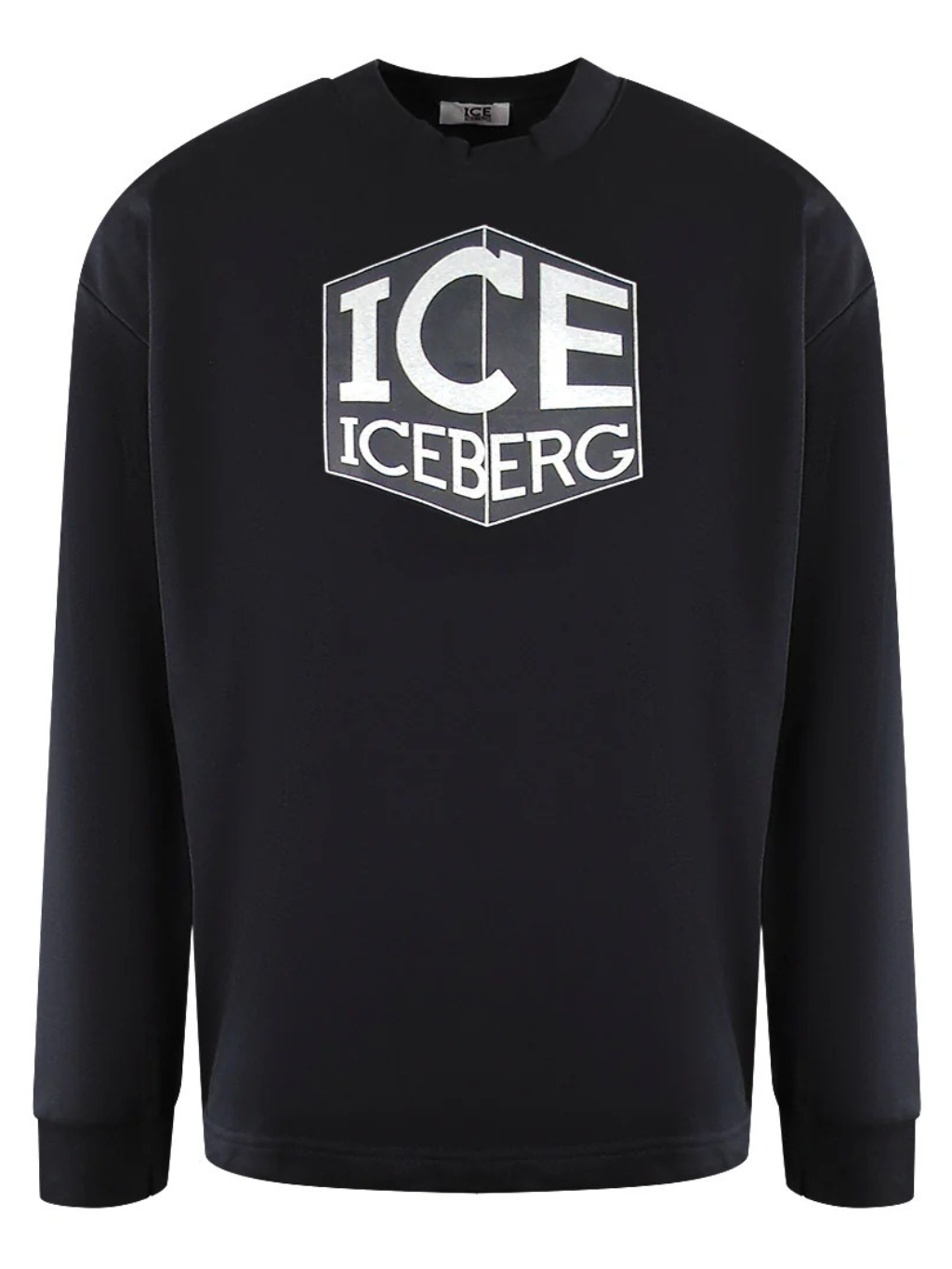ICEBERG Silver Black mikina XXL