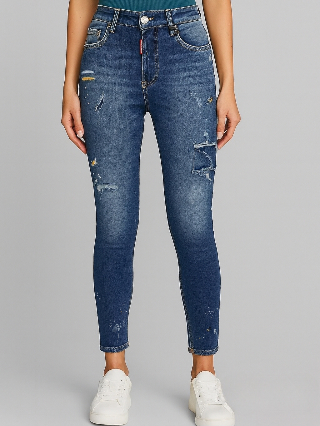 DSQUARED2 Cool Girl Blue rifle Veľkosť: L