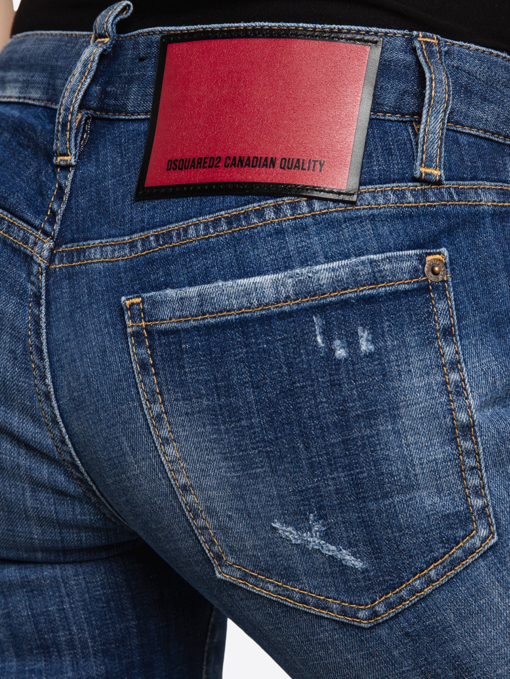 DSQUARED2 Jennifer Blue rifle Veľkosť: M – Obrázok 5