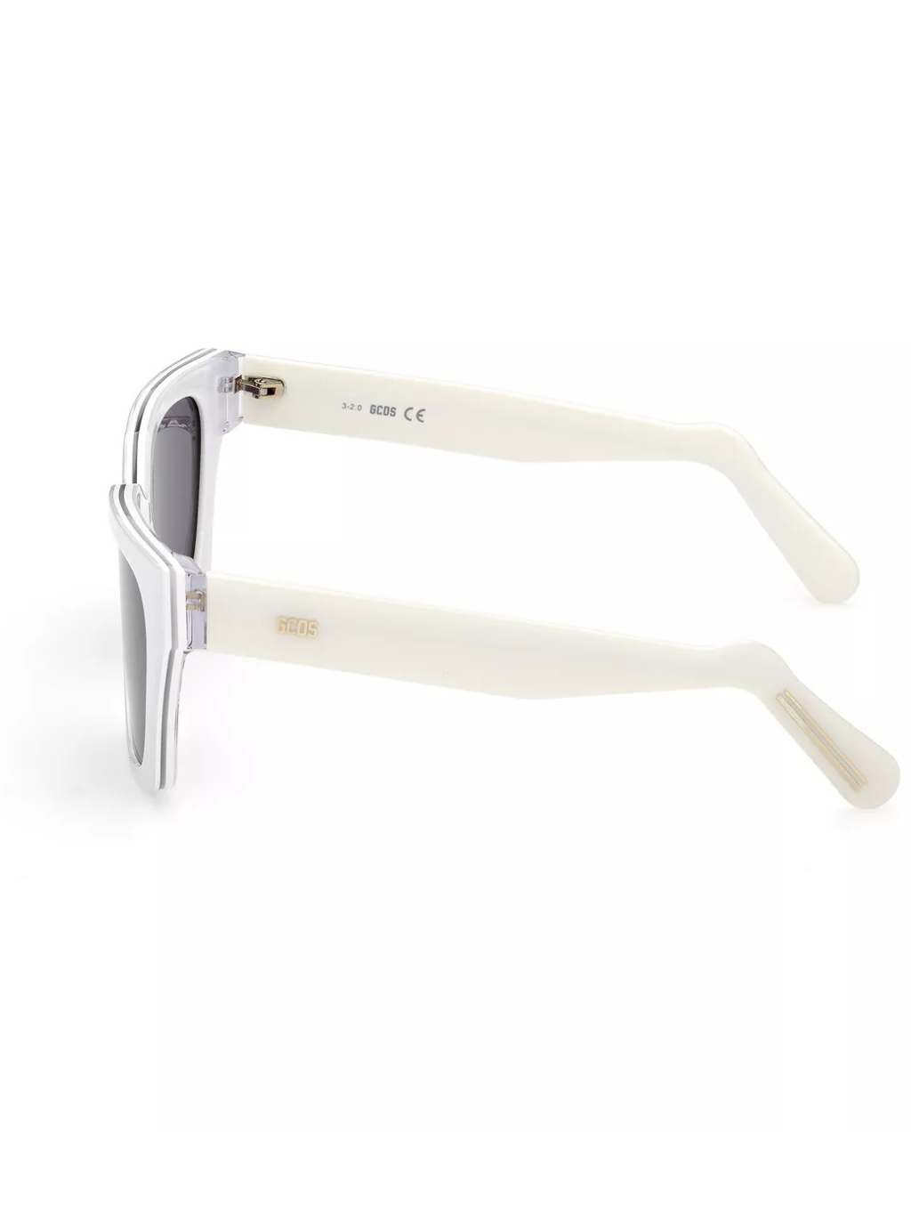 GCDS Cat Eye White slnečné okuliare