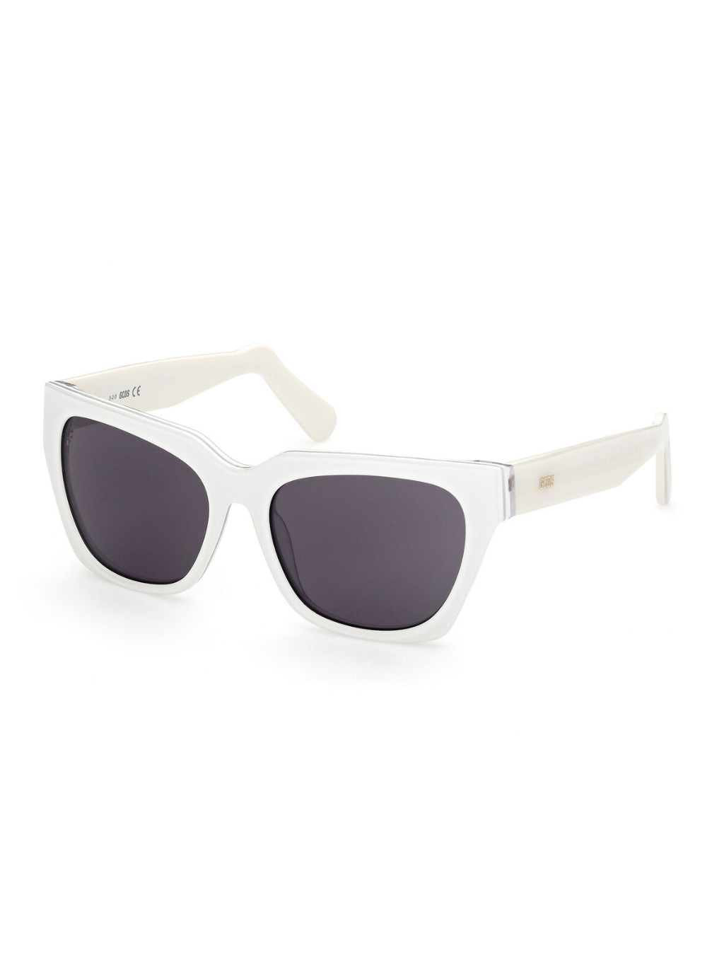 GCDS Cat Eye White slnečné okuliare