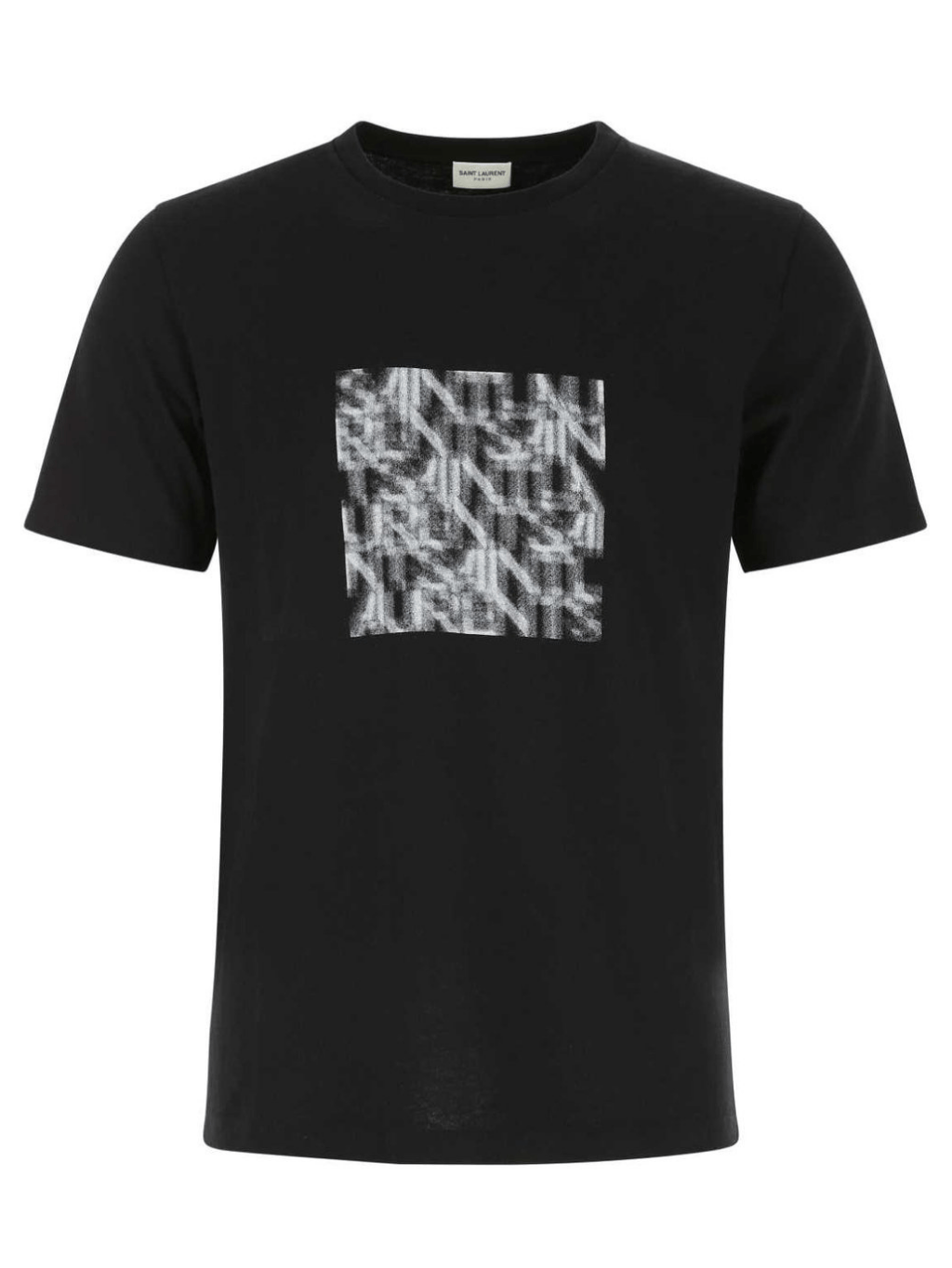 SAINT LAURENT Graphic Black tričko L