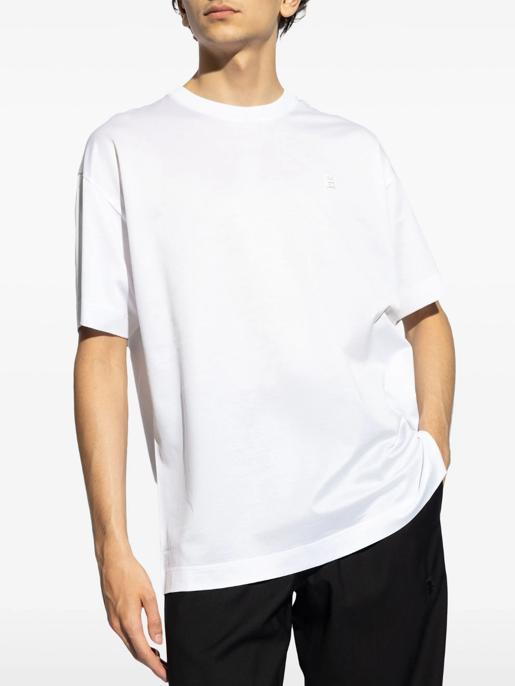 GIVENCHY 4G Detail White tričko Veľkosť: L