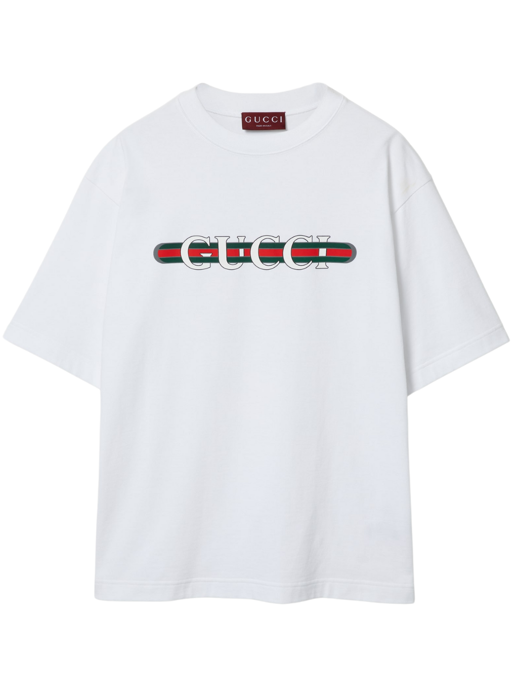 GUCCI Logo White tričko XXL