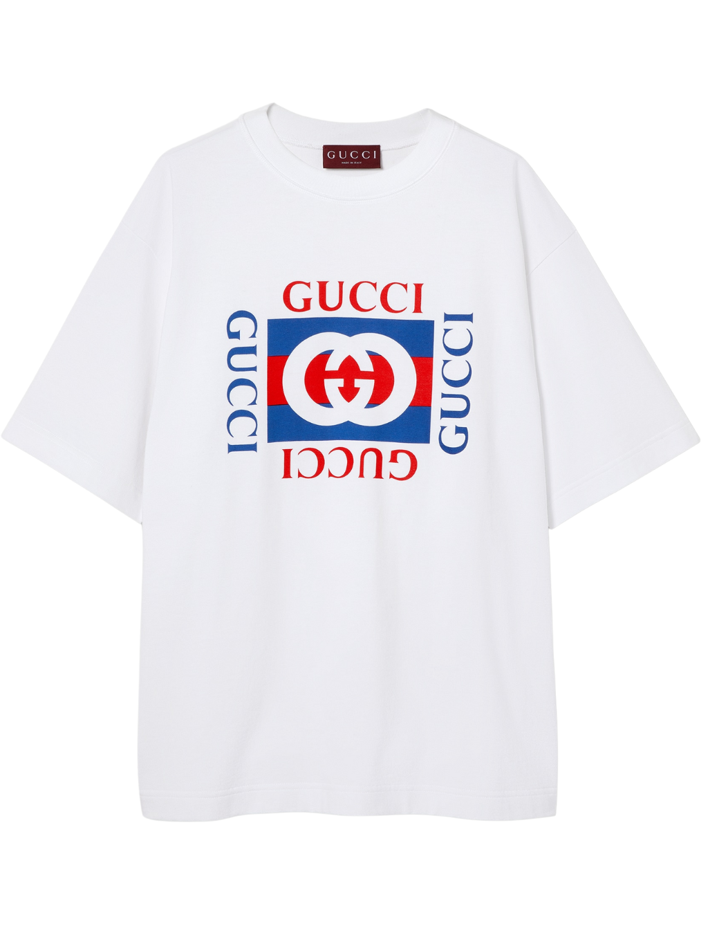 GUCCI Logo White tričko L