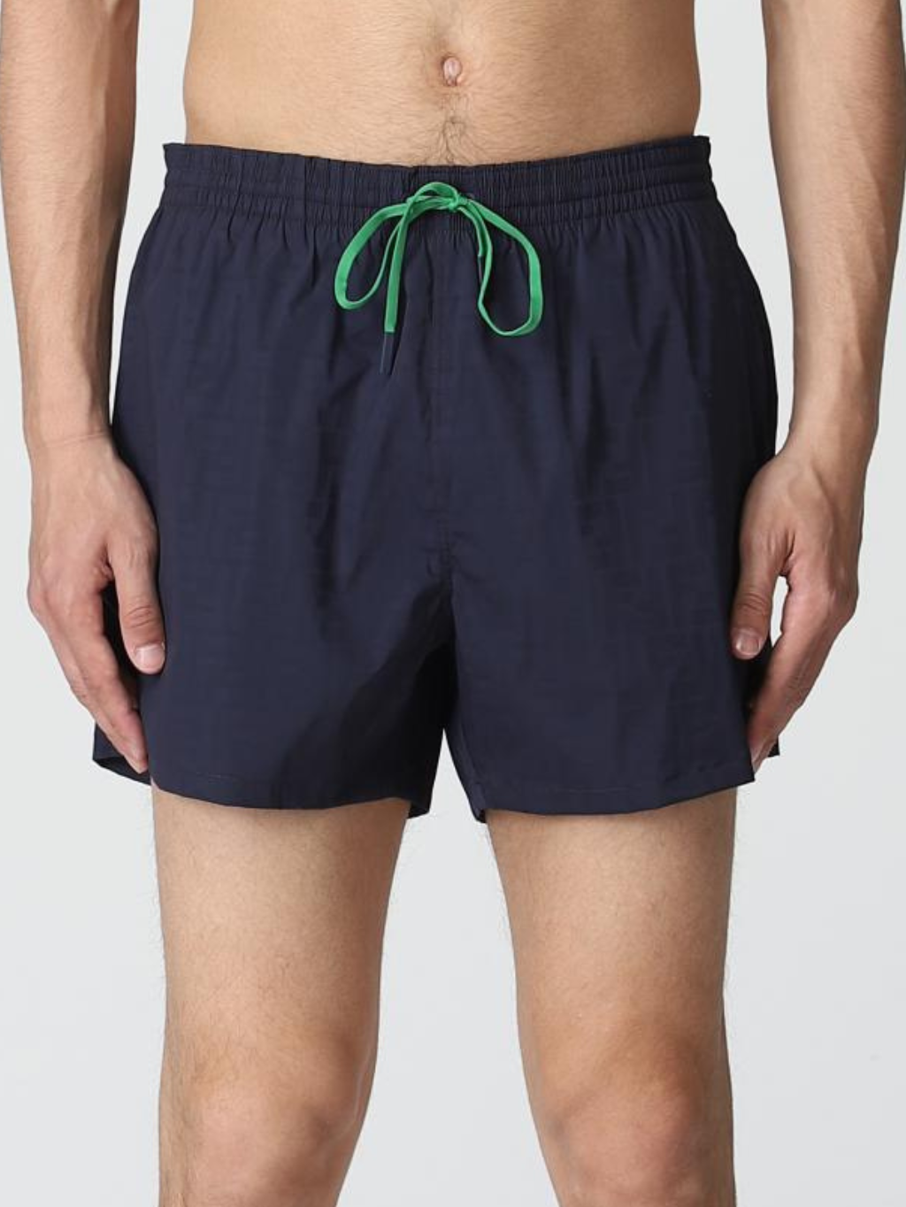 FENDI Logo Navy plavky Veľkosť: M