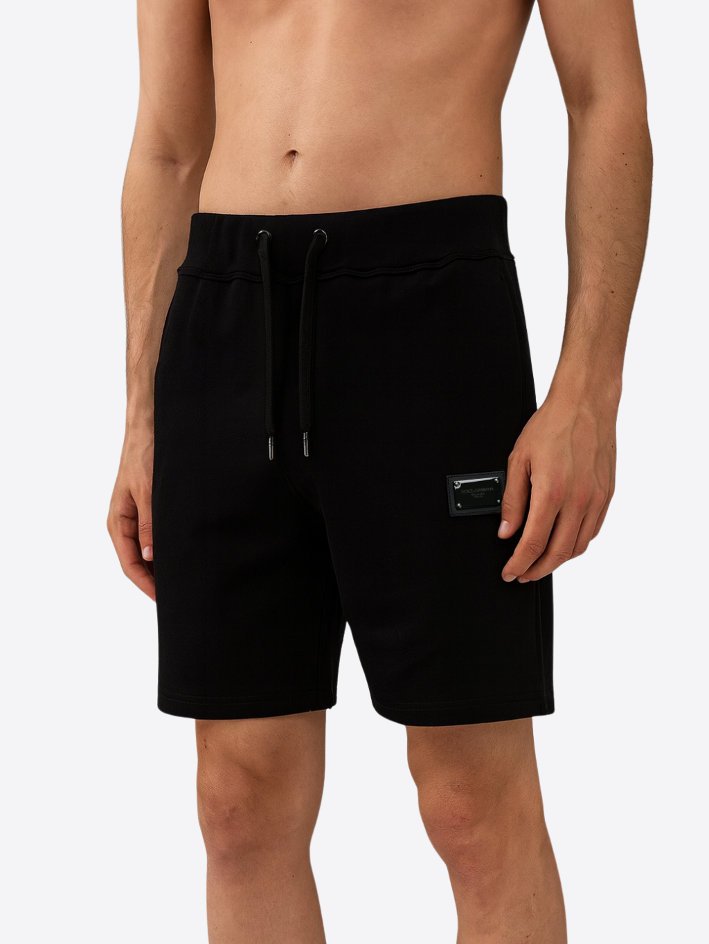 DOLCE & GABBANA Logo Black kraťasy Veľkosť: S