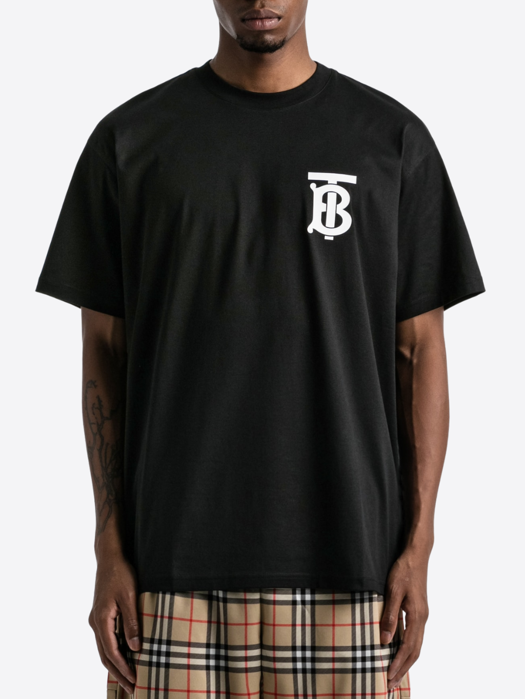 BURBERRY Emerson Black tričko Veľkosť: S – Obrázok 2