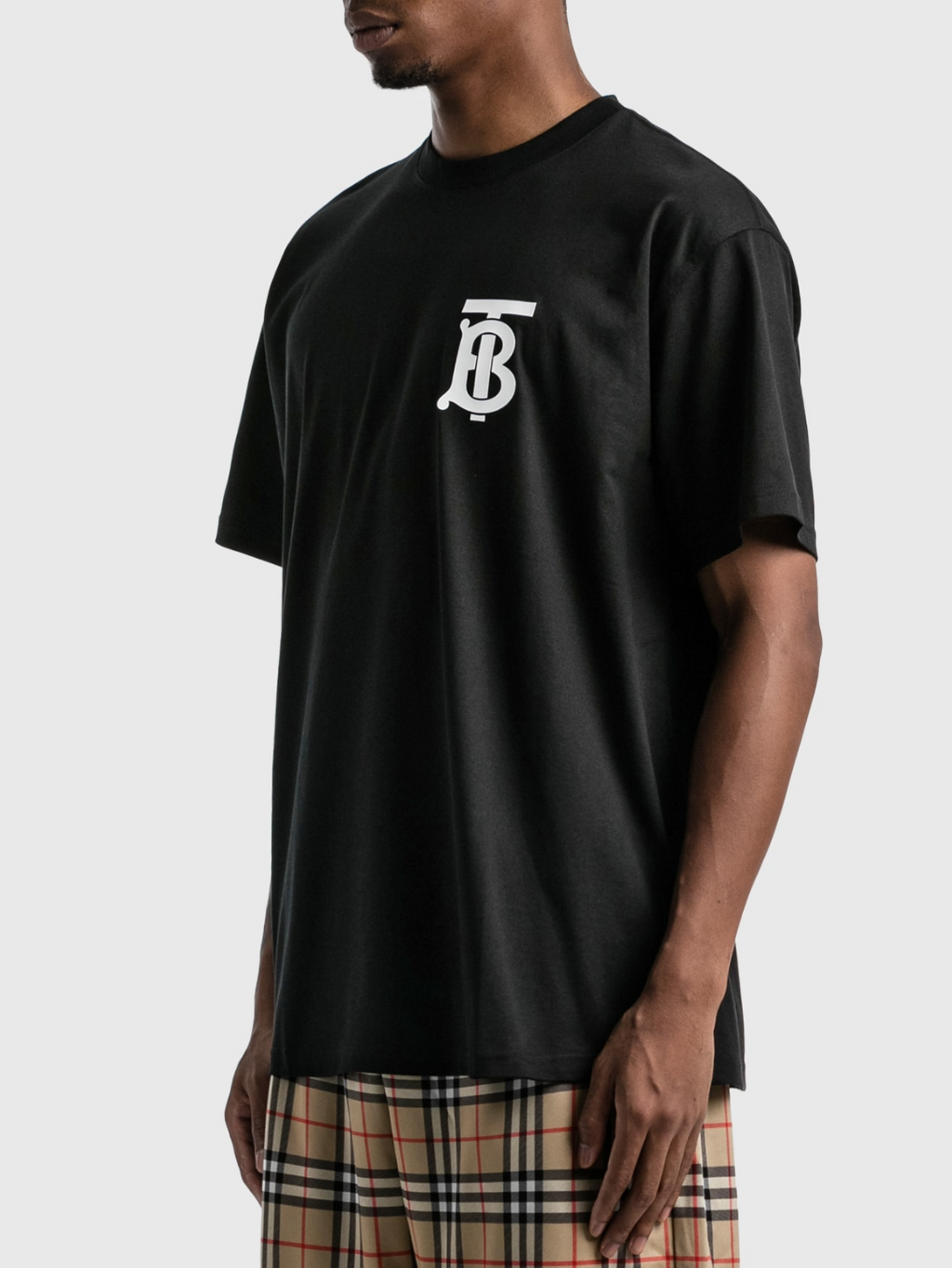 BURBERRY Emerson Black tričko Veľkosť: S – Obrázok 3