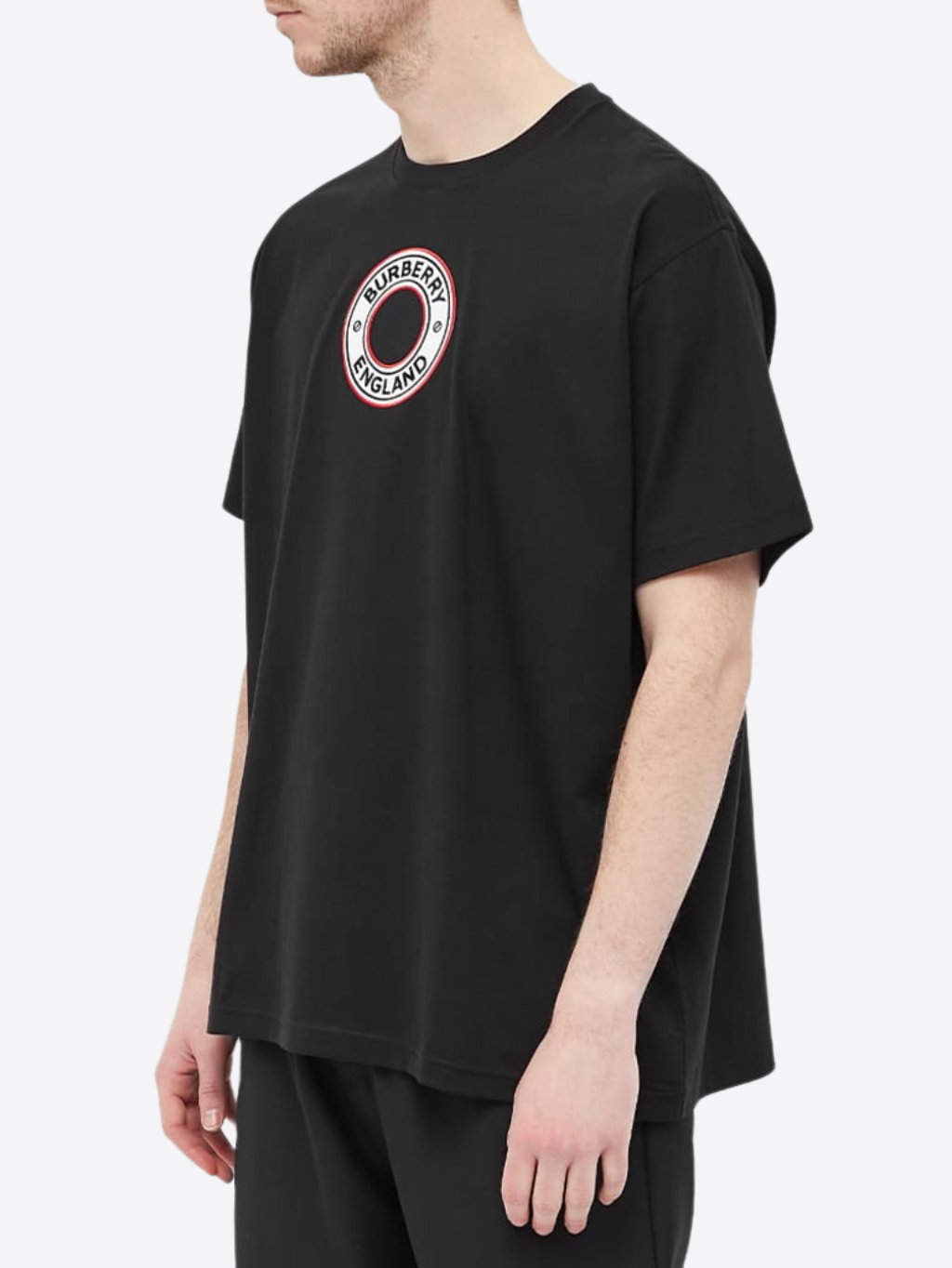 BURBERRY Archway Black tričko Veľkosť: XS