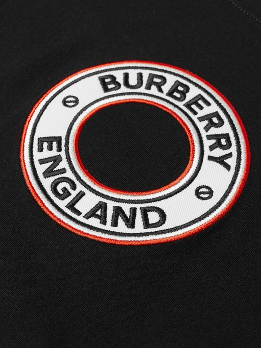 BURBERRY Archway Black tričko Veľkosť: XS – Obrázok 4