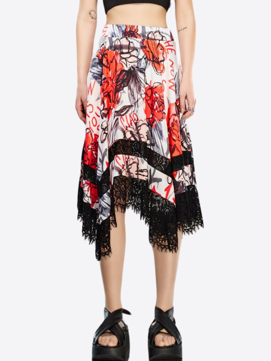 #VDR Poppy Multicolor sukňa S