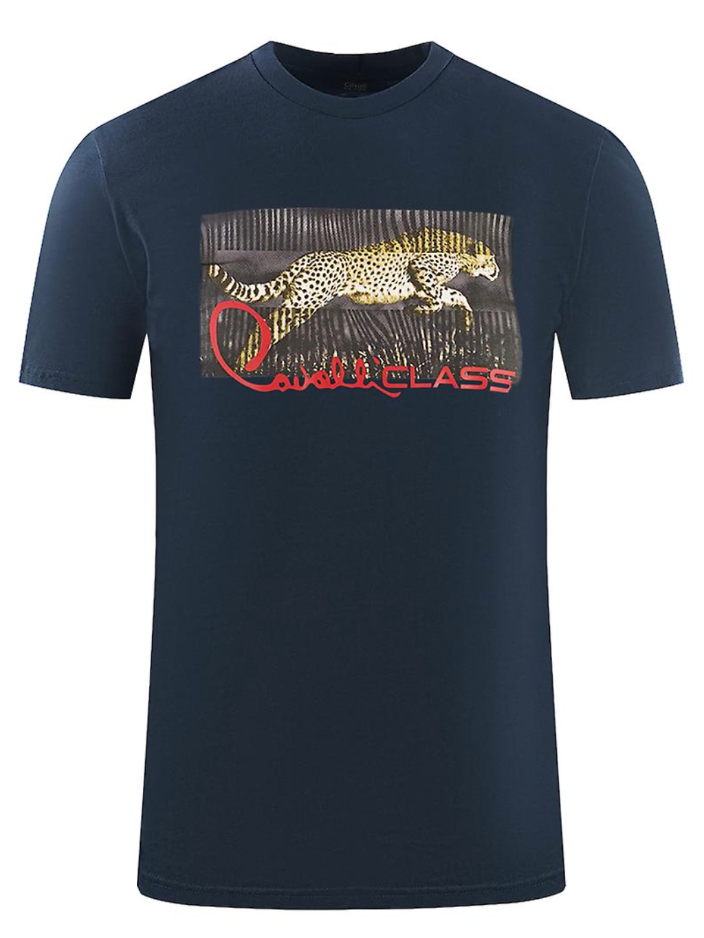 CAVALLI CLASS Leopard II. Navy Blue tričko L