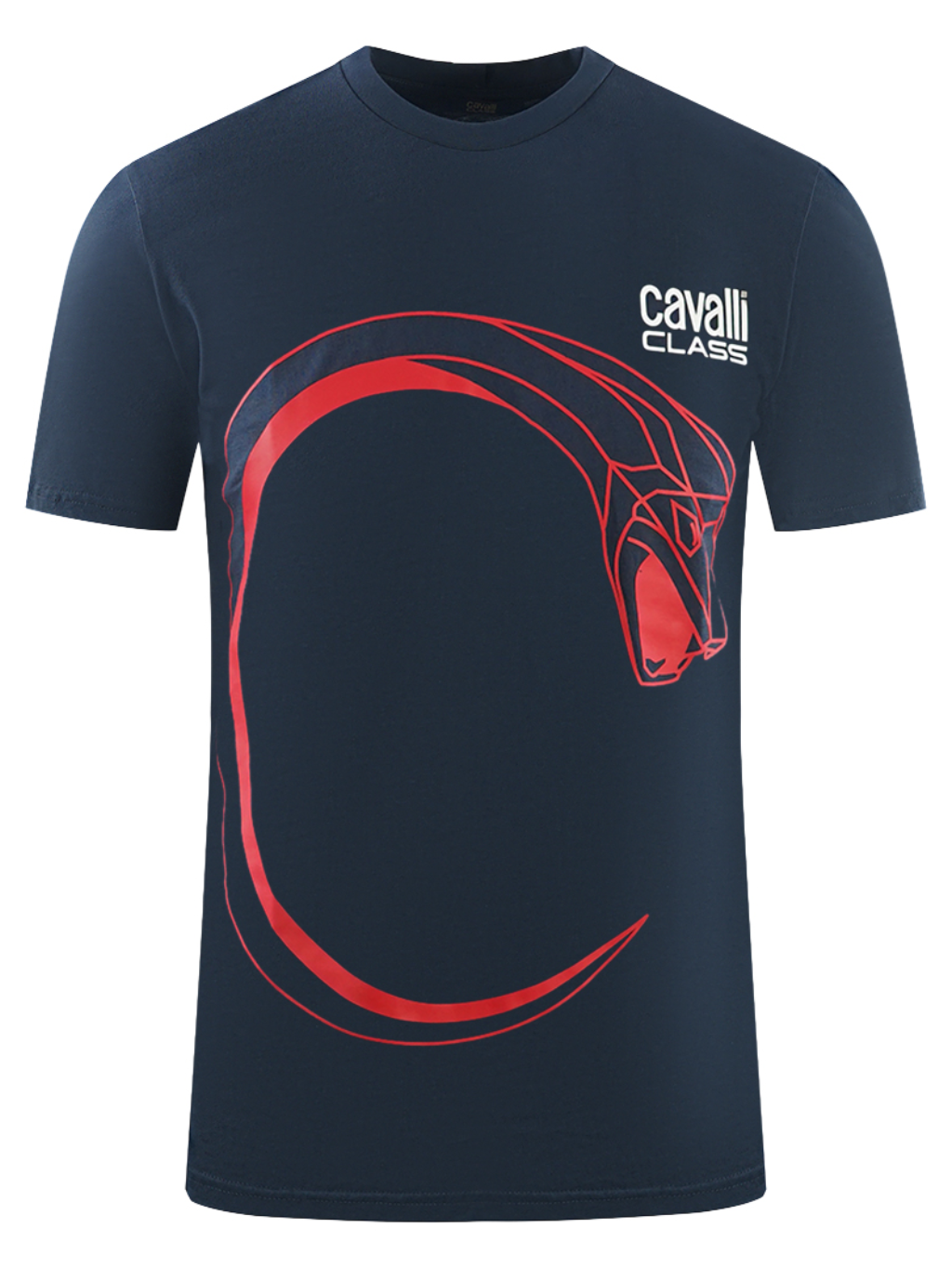 CAVALLI CLASS Snake Navy Blue tričko M