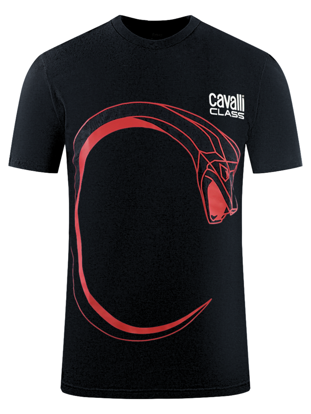 CAVALLI CLASS Snake Black tričko M