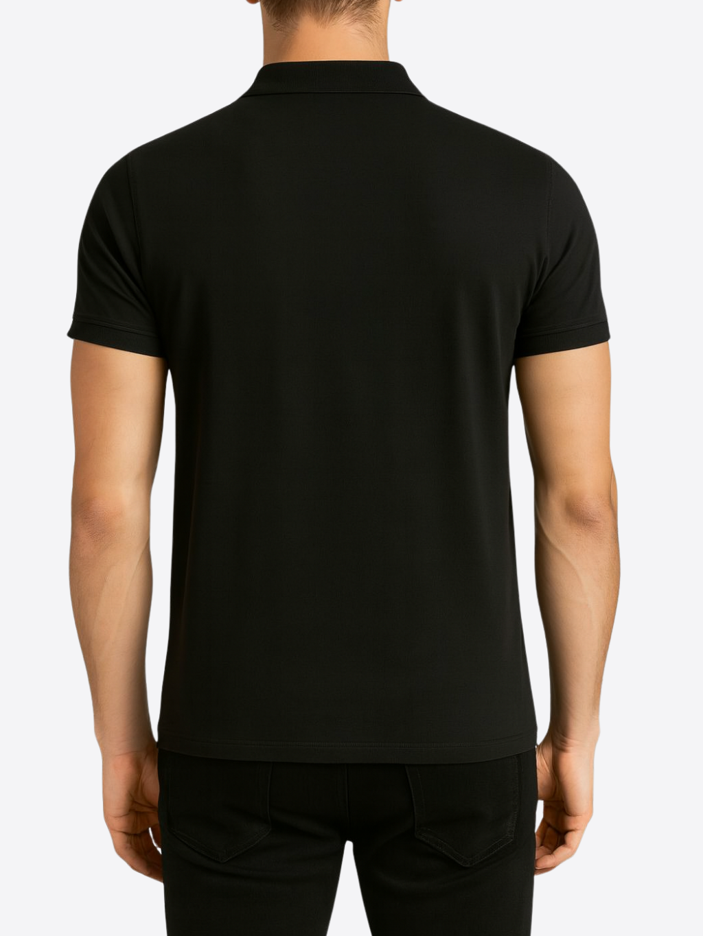 CAVALLI CLASS Carlo Black polo tričko Veľkosť: XL – Obrázok 3