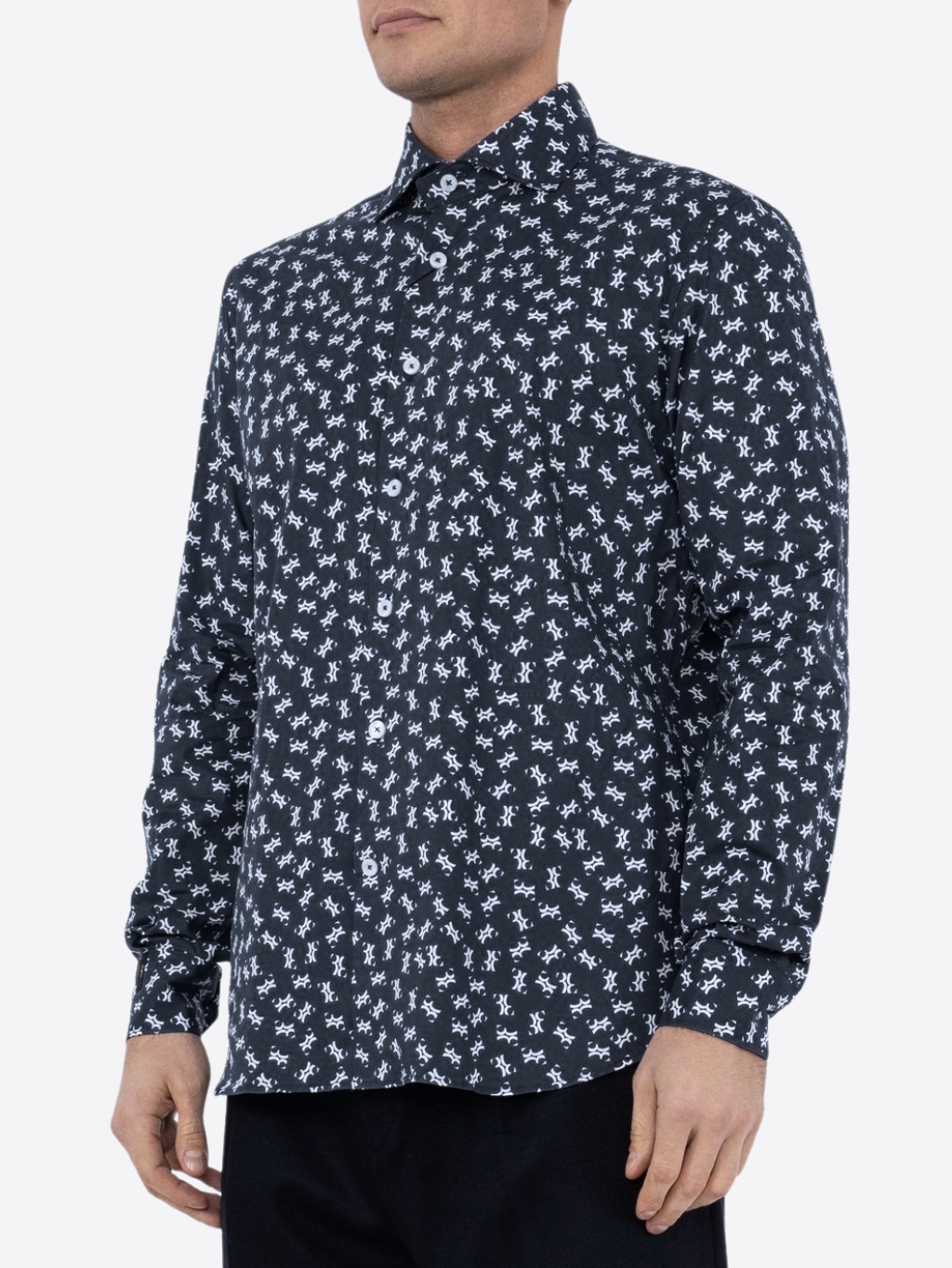 BILLIONAIRE Logo Black košeľa Veľkosť: 3XL