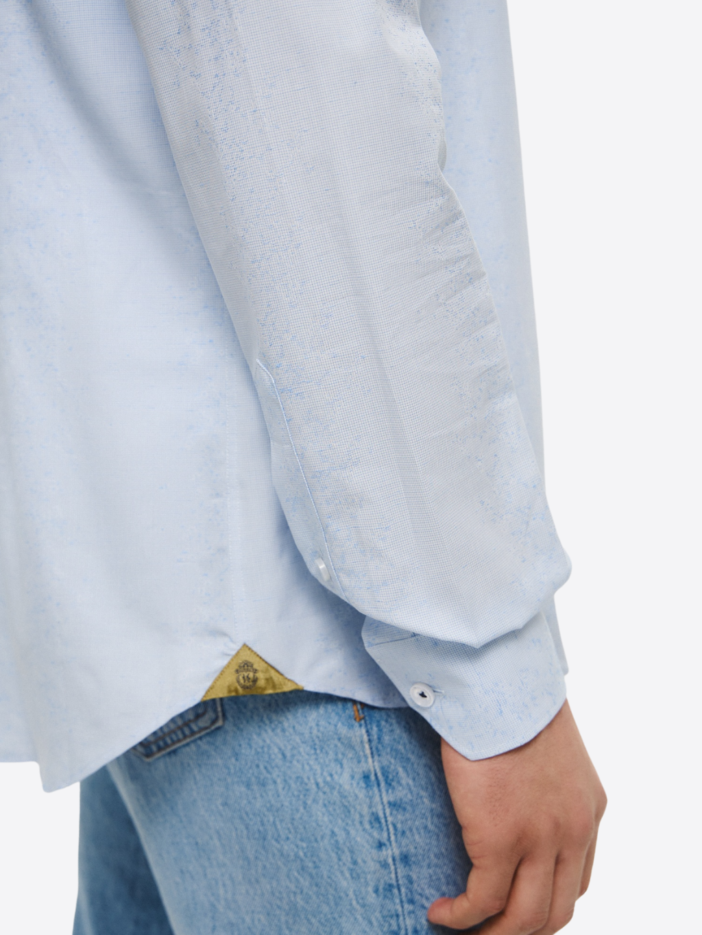 BILLIONAIRE Light Blue košeľa Veľkosť: 4XL – Obrázok 4