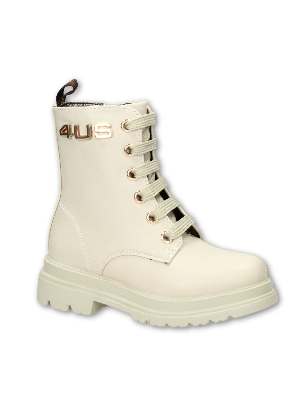 4US CESARE PACIOTTI Crema Beige členkové čižmy 39 EU