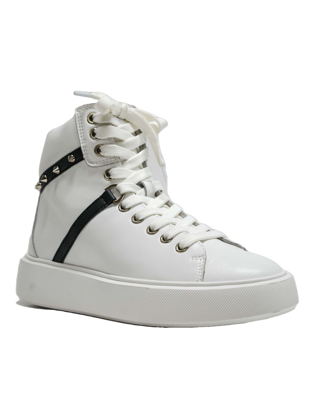 4US CESARE PACIOTTI Studs White členkové čižmy 35 EU