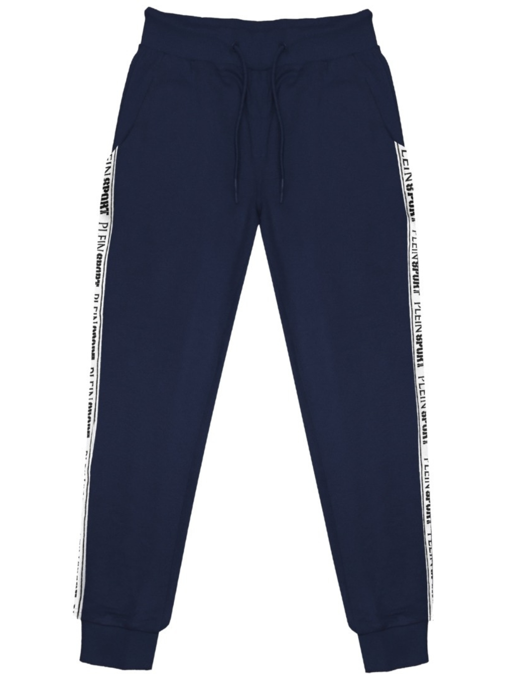 PLEIN SPORT Logo Navy Blue tepláky L