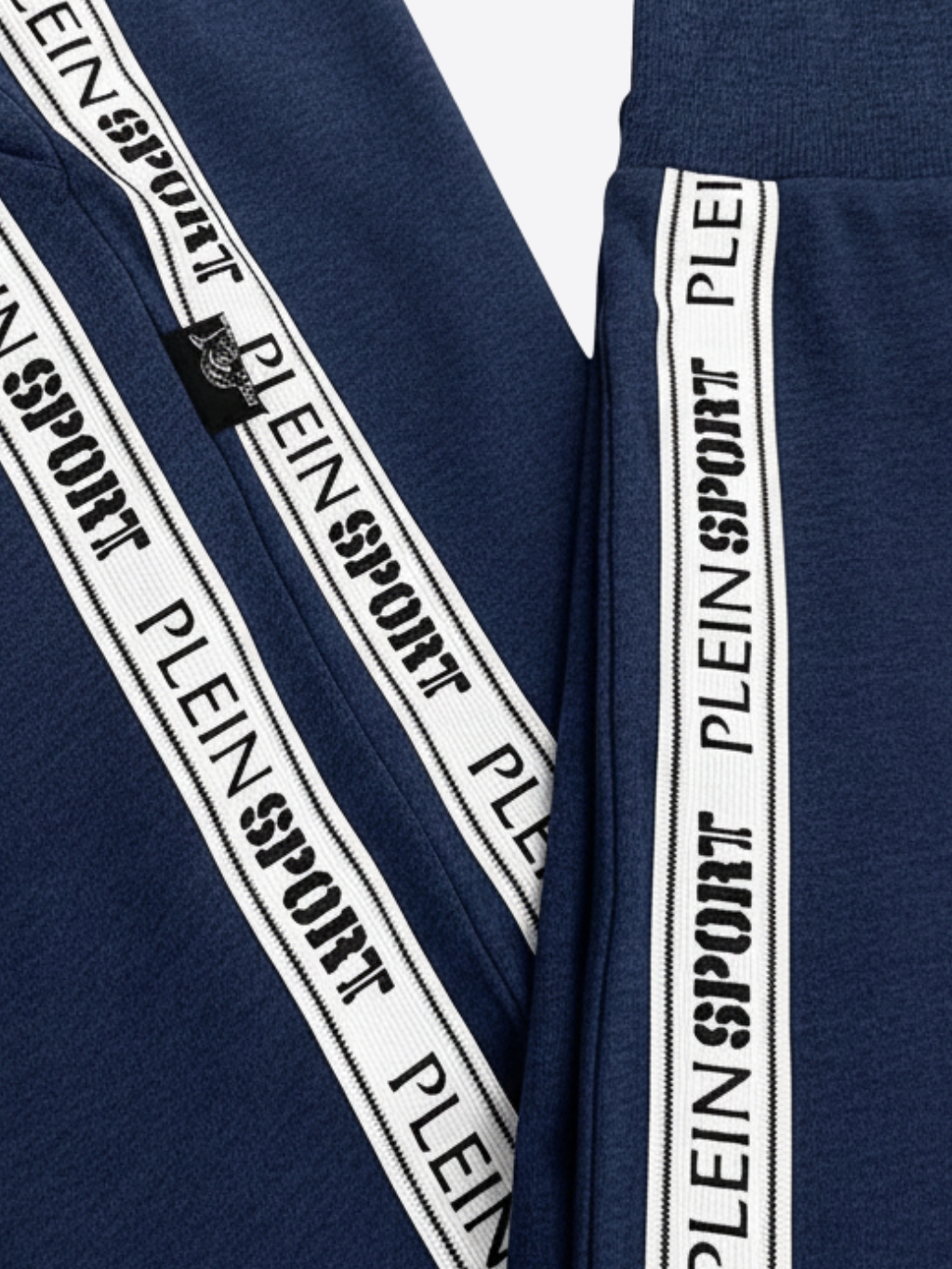 PLEIN SPORT Logo Navy Blue tepláky Veľkosť: L – Obrázok 4