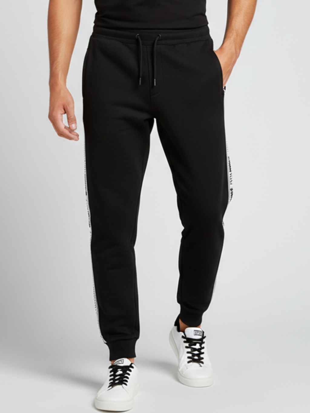 PLEIN SPORT Logo Black tepláky Veľkosť: L