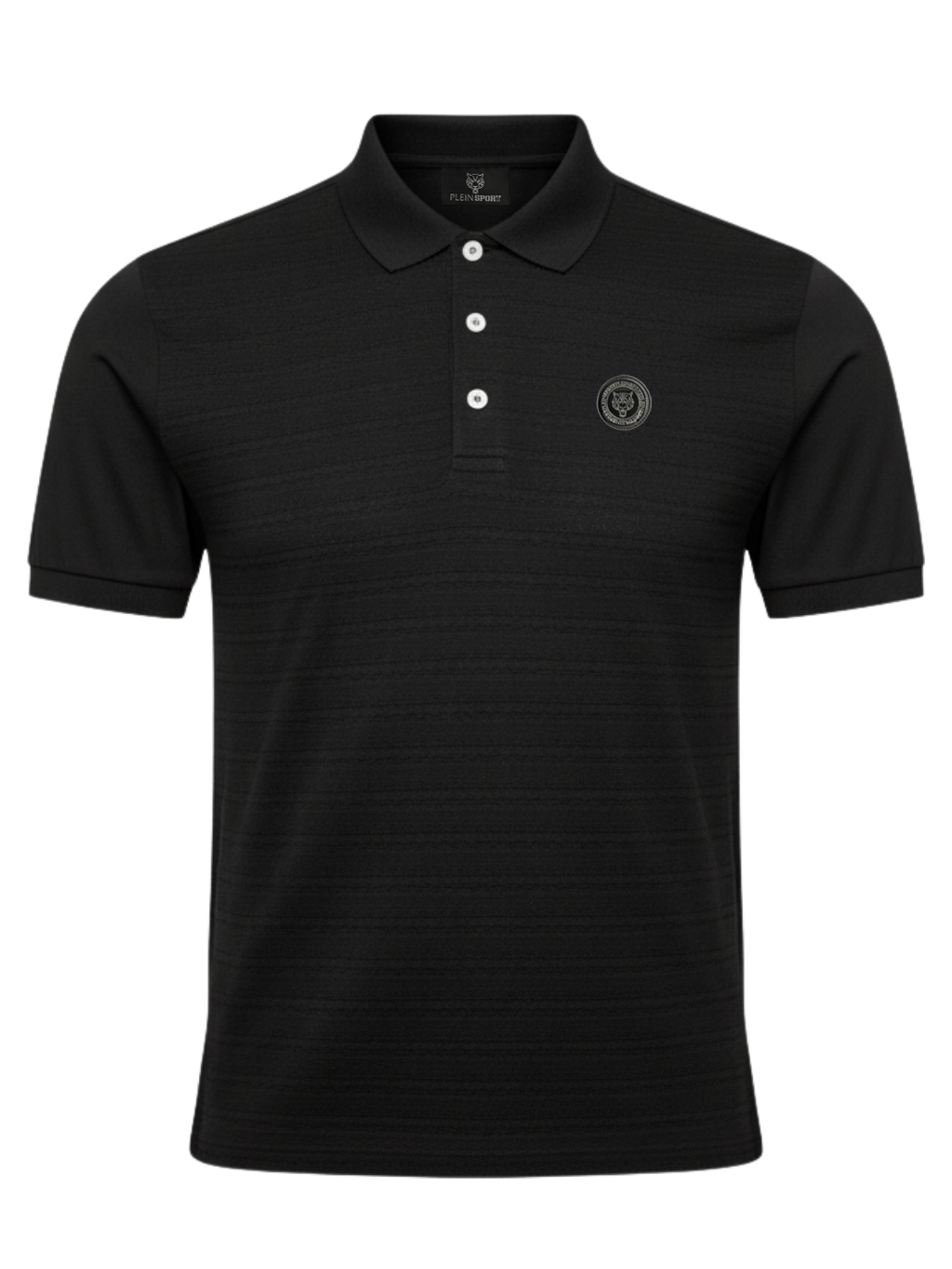 PLEIN SPORT Alpha Black polo tričko L