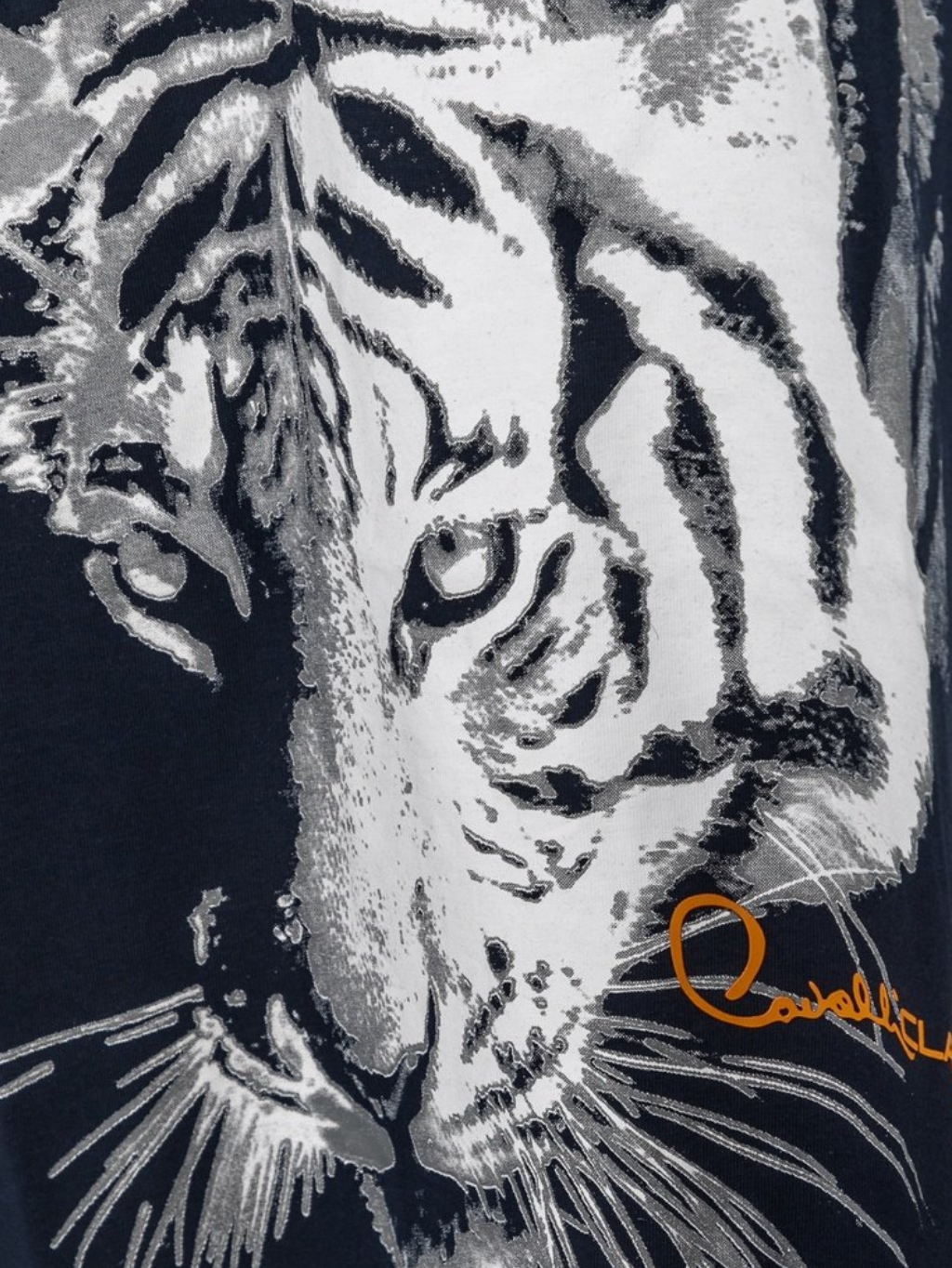 CAVALLI CLASS Tiger Blue tričko Veľkosť: XL – Obrázok 4