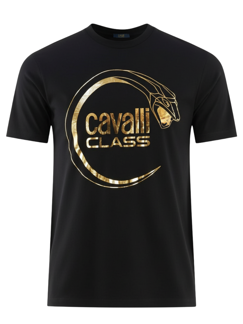 CAVALLI CLASS Snake II. Black tričko 3XL