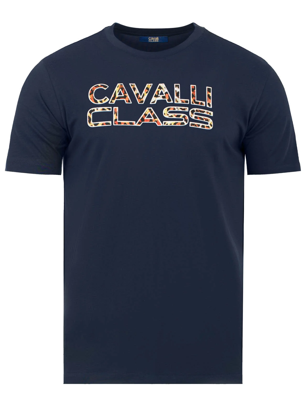 CAVALLI CLASS Logo Blue tričko L