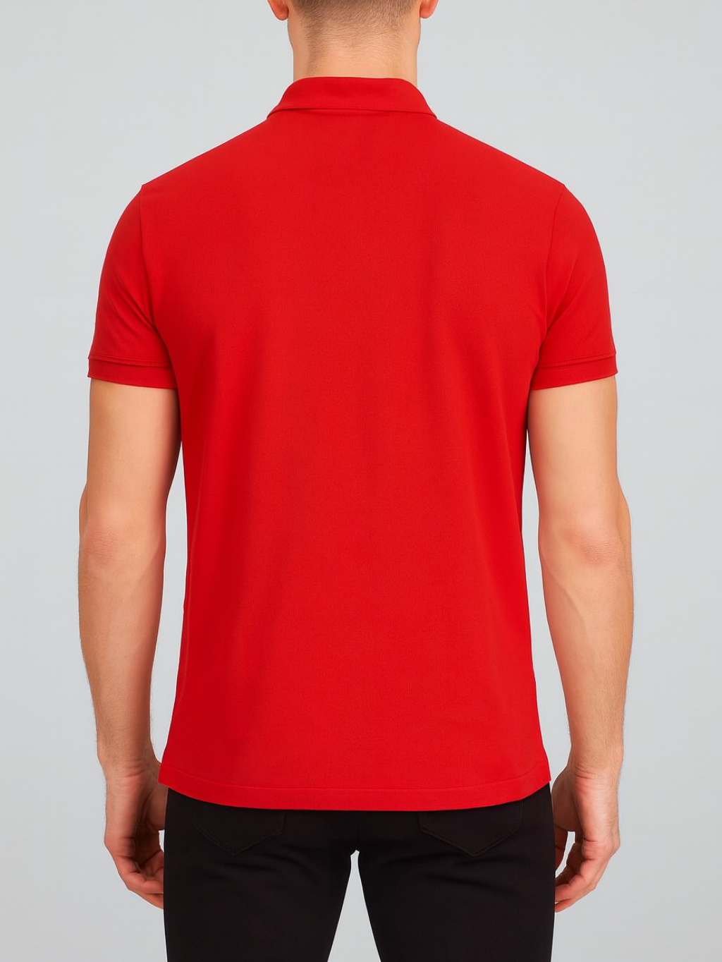 CAVALLI CLASS Carlo Red polo tričko Veľkosť: XXL – Obrázok 3