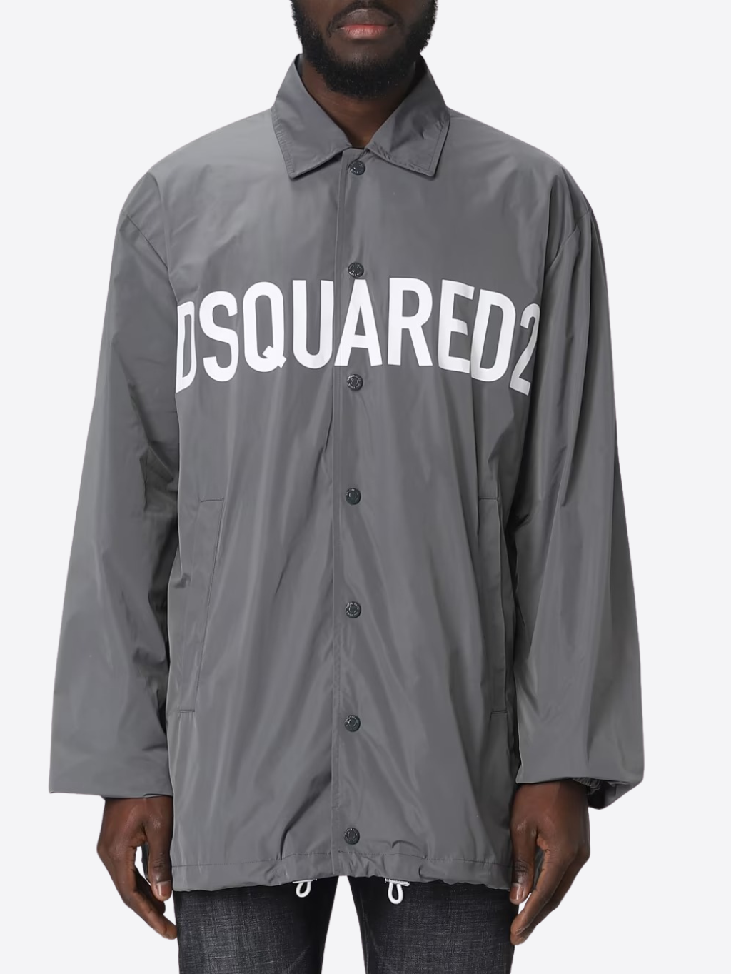 DSQUARED2 Logo Grey bunda Veľkosť: L
