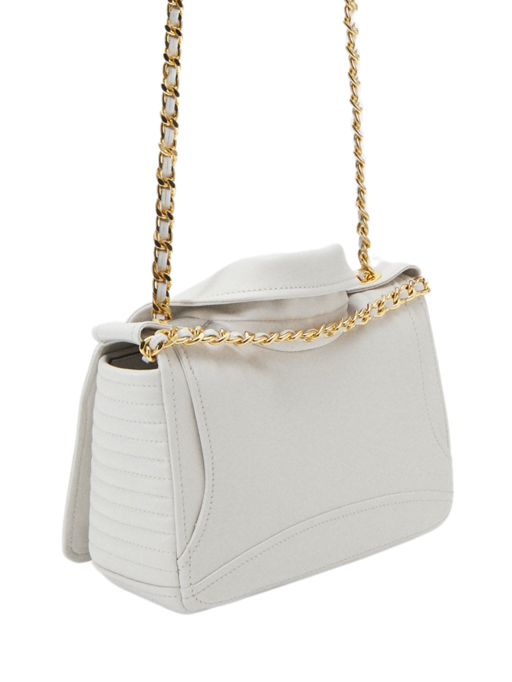 MOSCHINO Biker Grey crossbody kabelka