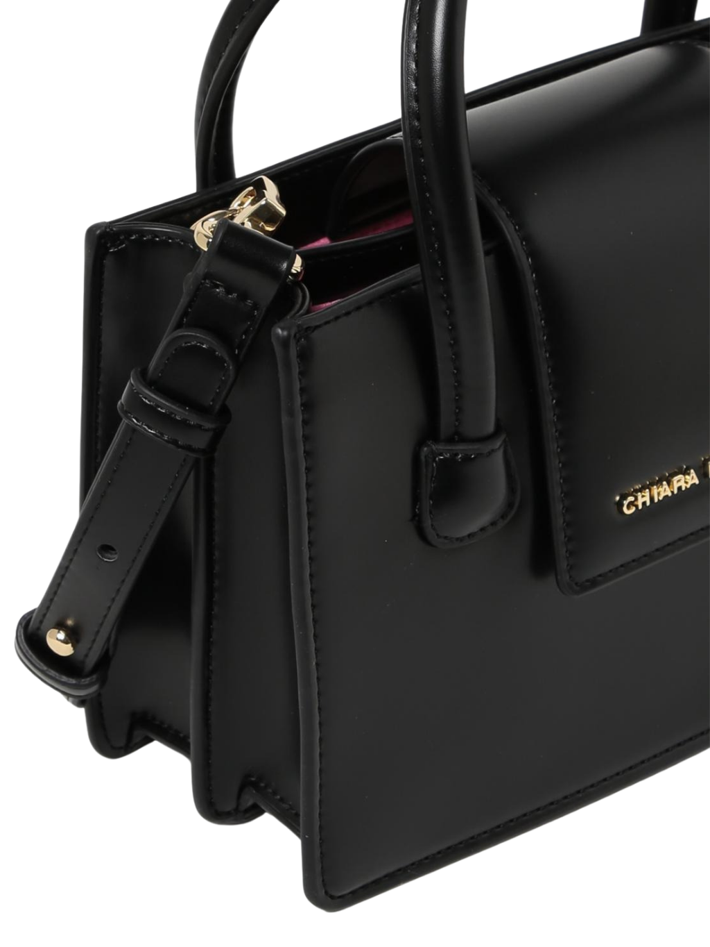 CHIARA FERRAGNI Logo Black kabelka – Obrázok 5