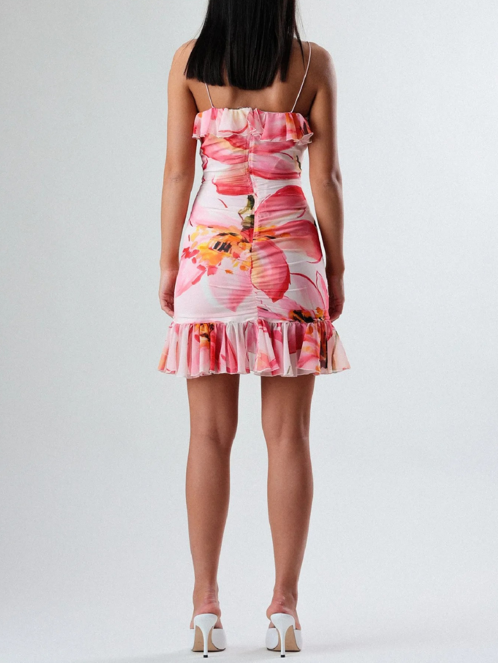 GAUDI Floral Pink šaty Veľkosť: S – Obrázok 4