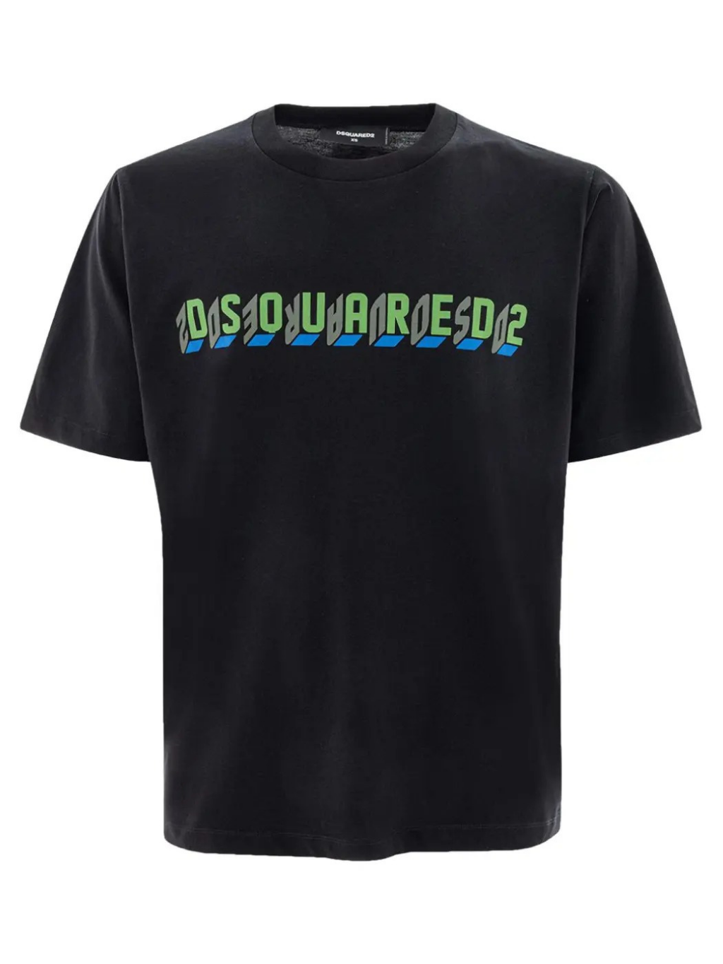 DSQUARED2 Mirror Black tričko XS