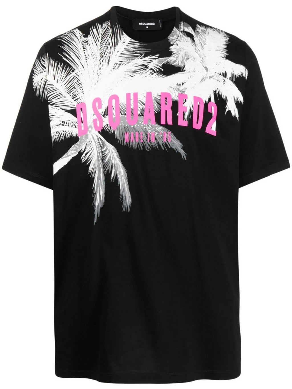 DSQUARED2 Palms Black tričko XS