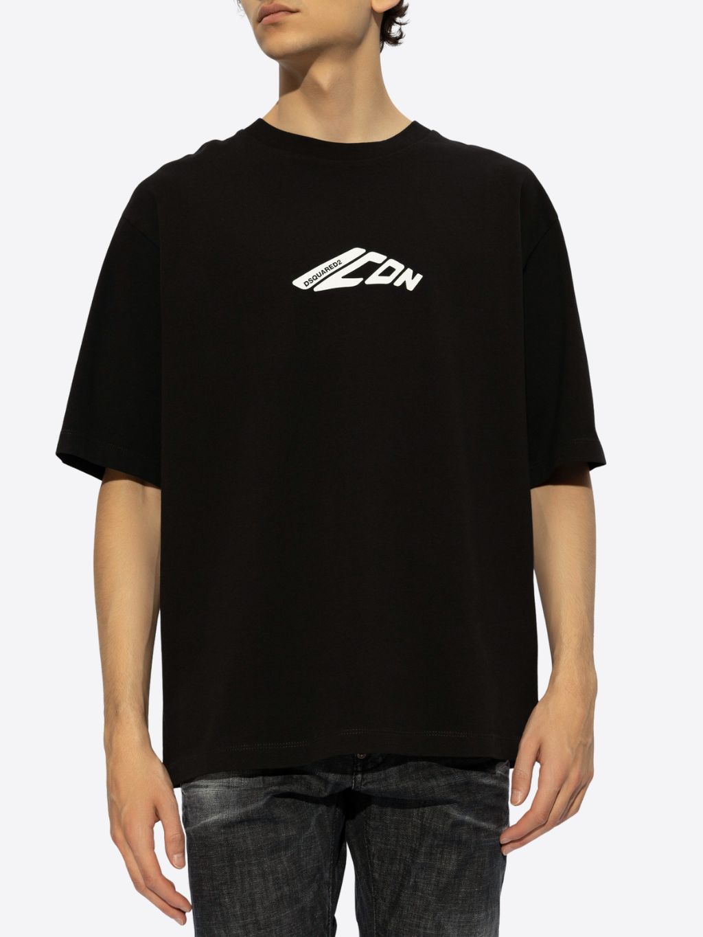 DSQUARED2 Logo Icon Black tričko Veľkosť: XS – Obrázok 2