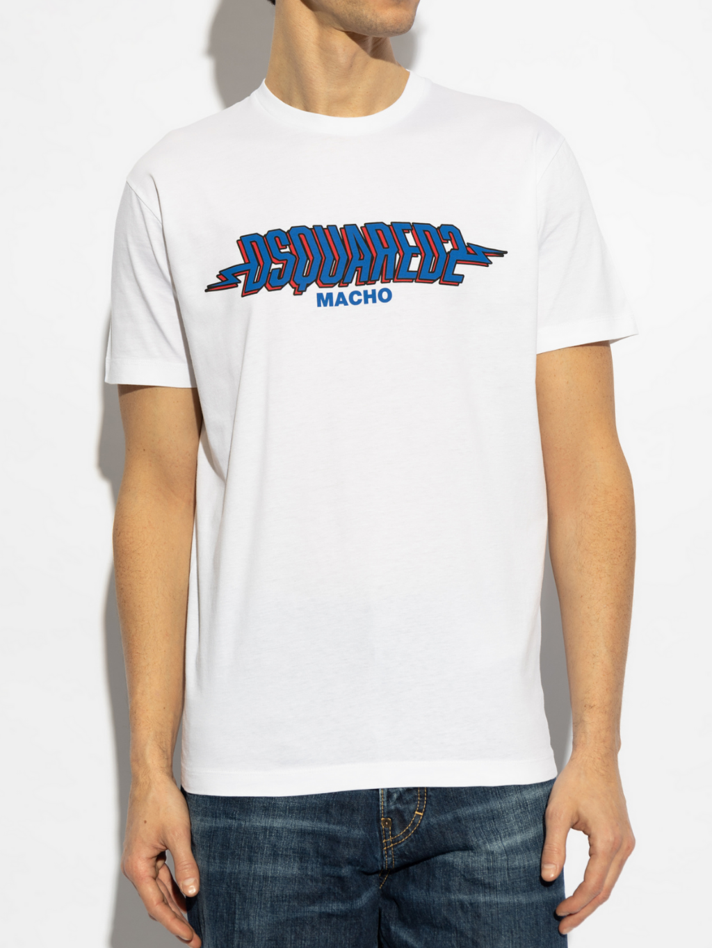 DSQUARED2 Macho White tričko Veľkosť: L