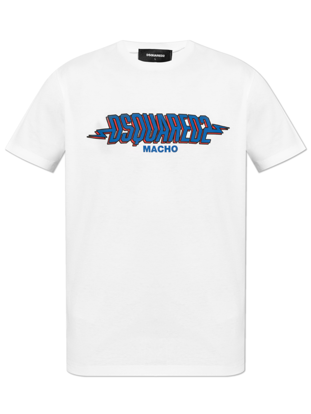 DSQUARED2 Macho White tričko XXL