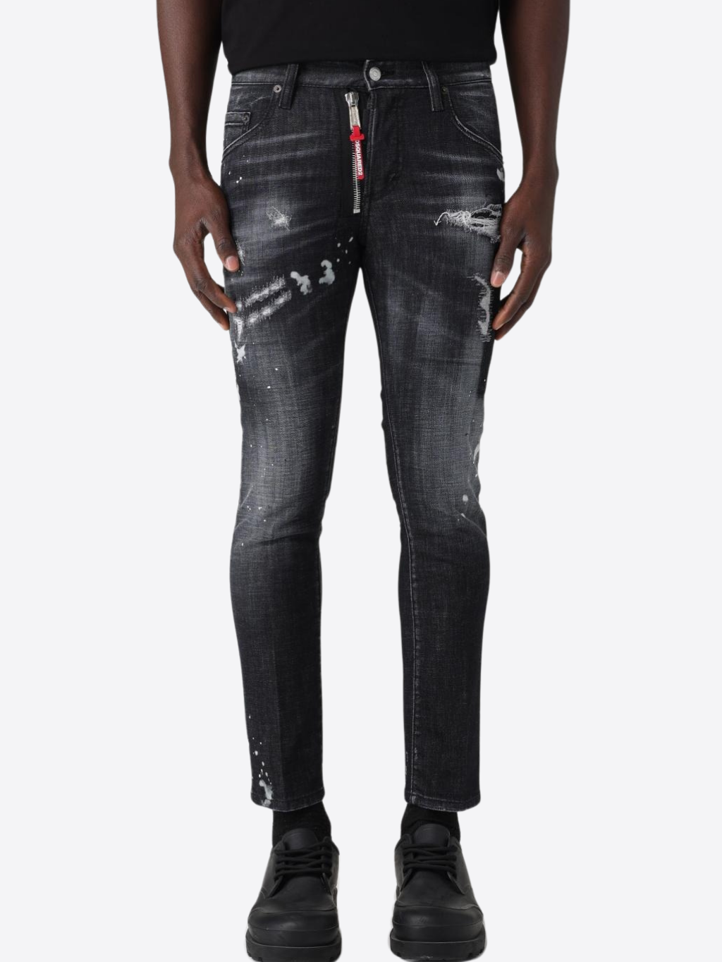 DSQUARED2 Skater Black rifle Veľkosť: L