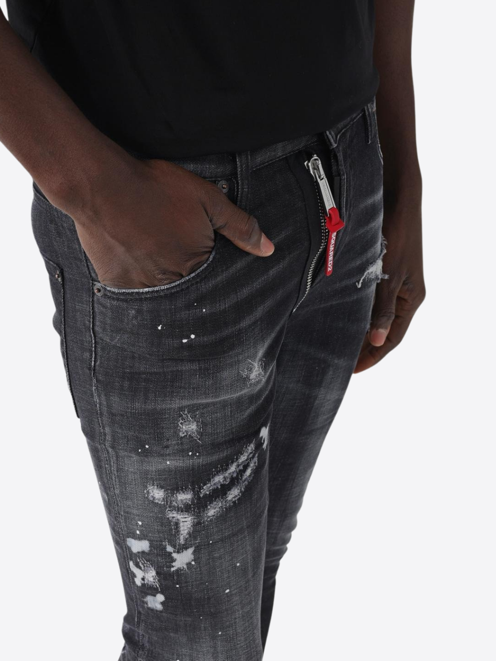 DSQUARED2 Skater Black rifle Veľkosť: L – Obrázok 4
