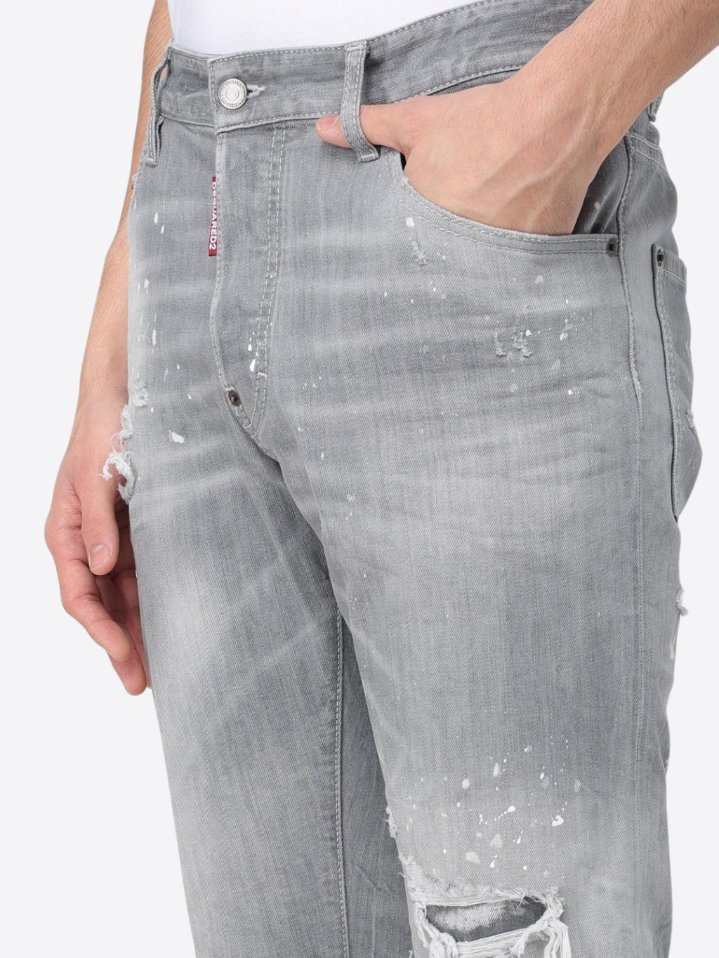 DSQUARED2 Skater Grey rifle Veľkosť: M – Obrázok 4
