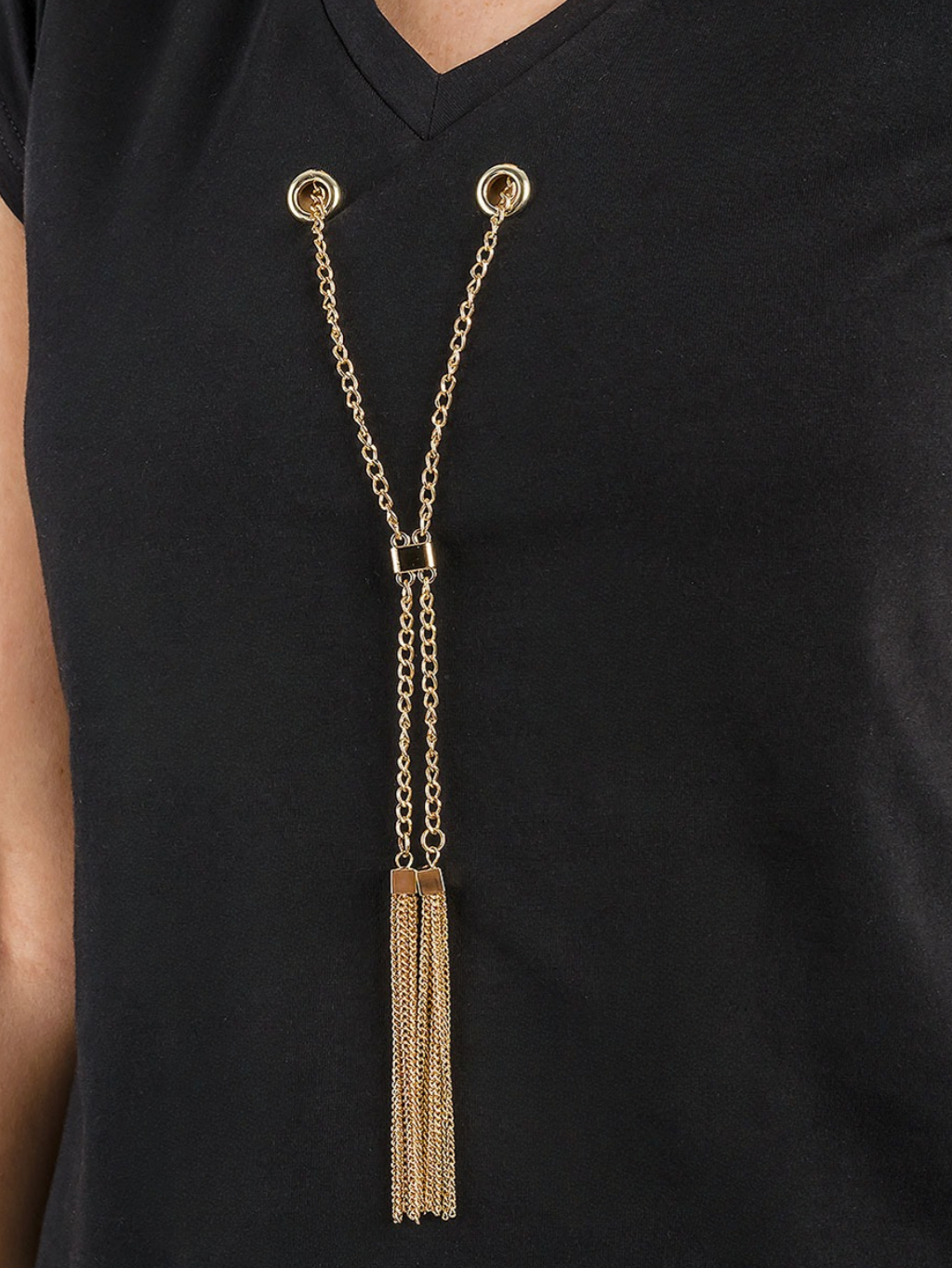 GAUDI Chain Black tričko Veľkosť: L – Obrázok 4