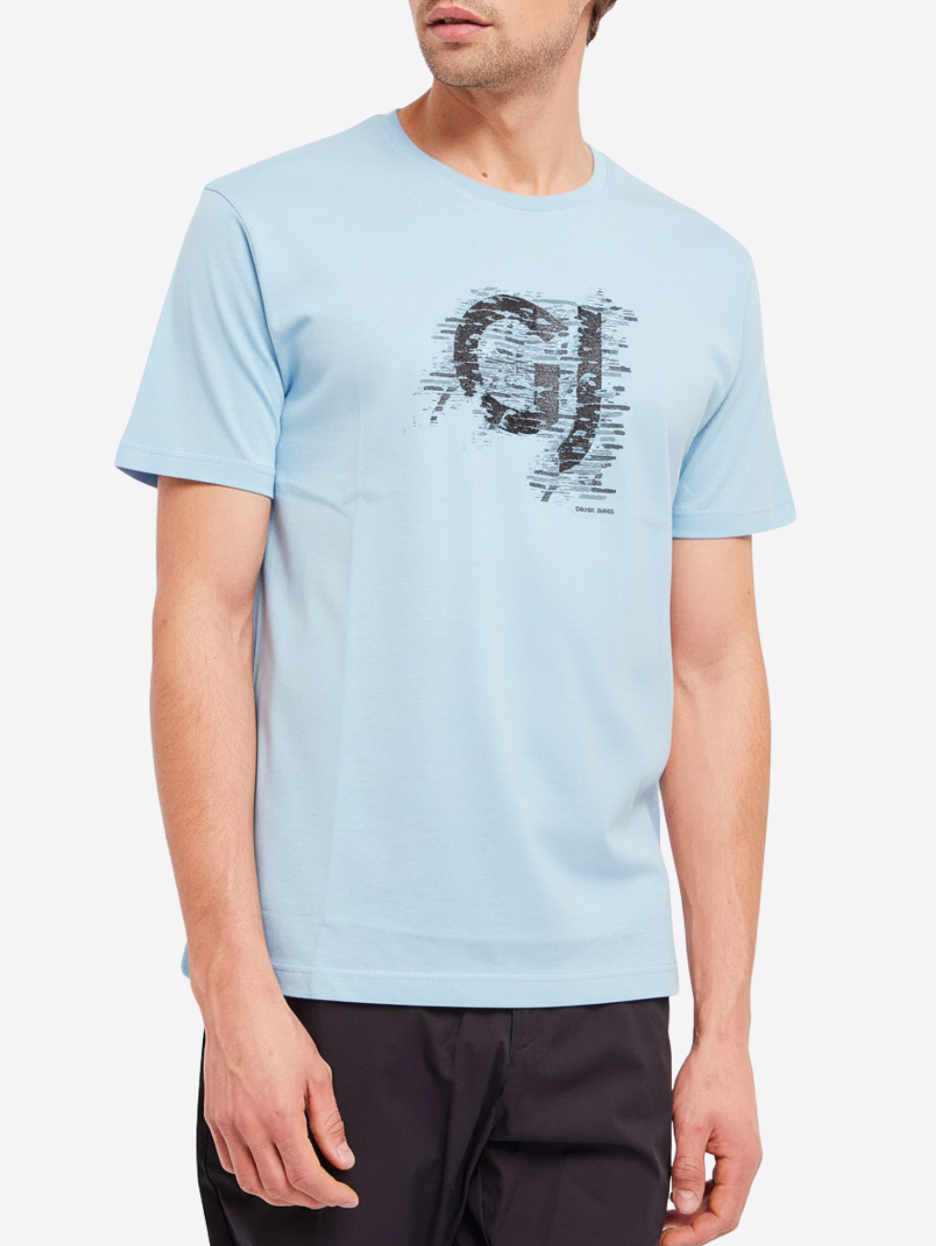 GAUDI Jeans Logo Blue tričko Veľkosť: L